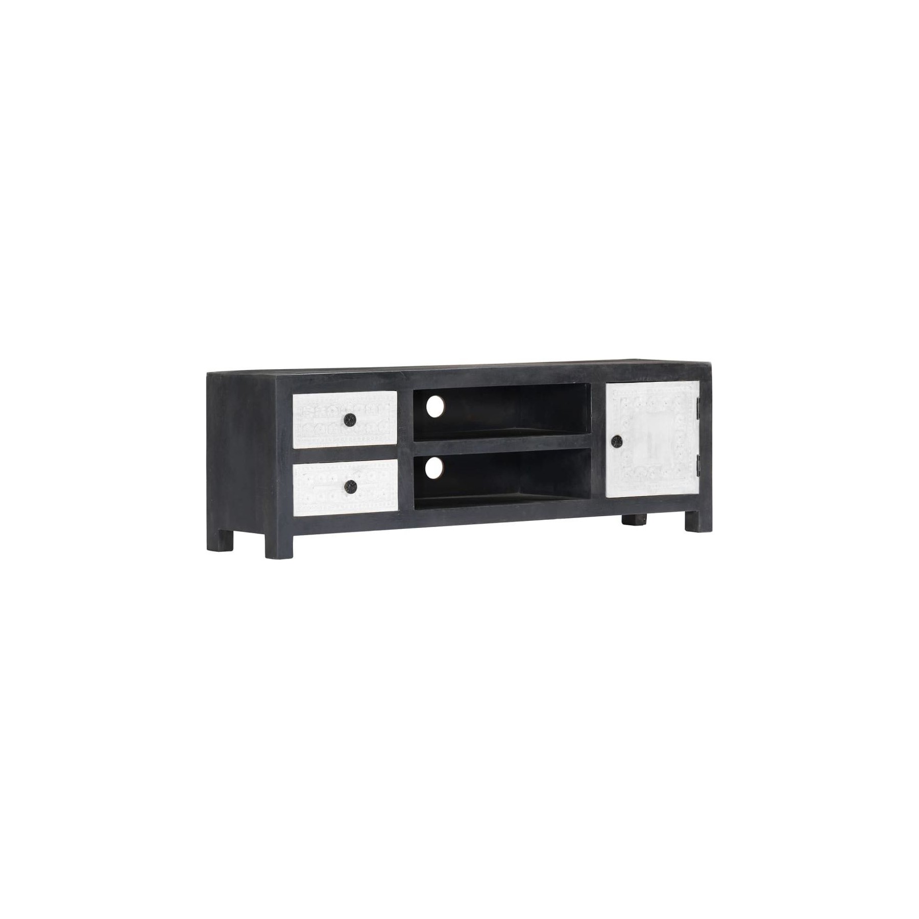Meuble TV HELLOSHOP26 Meuble TV multimédia étagère télévision