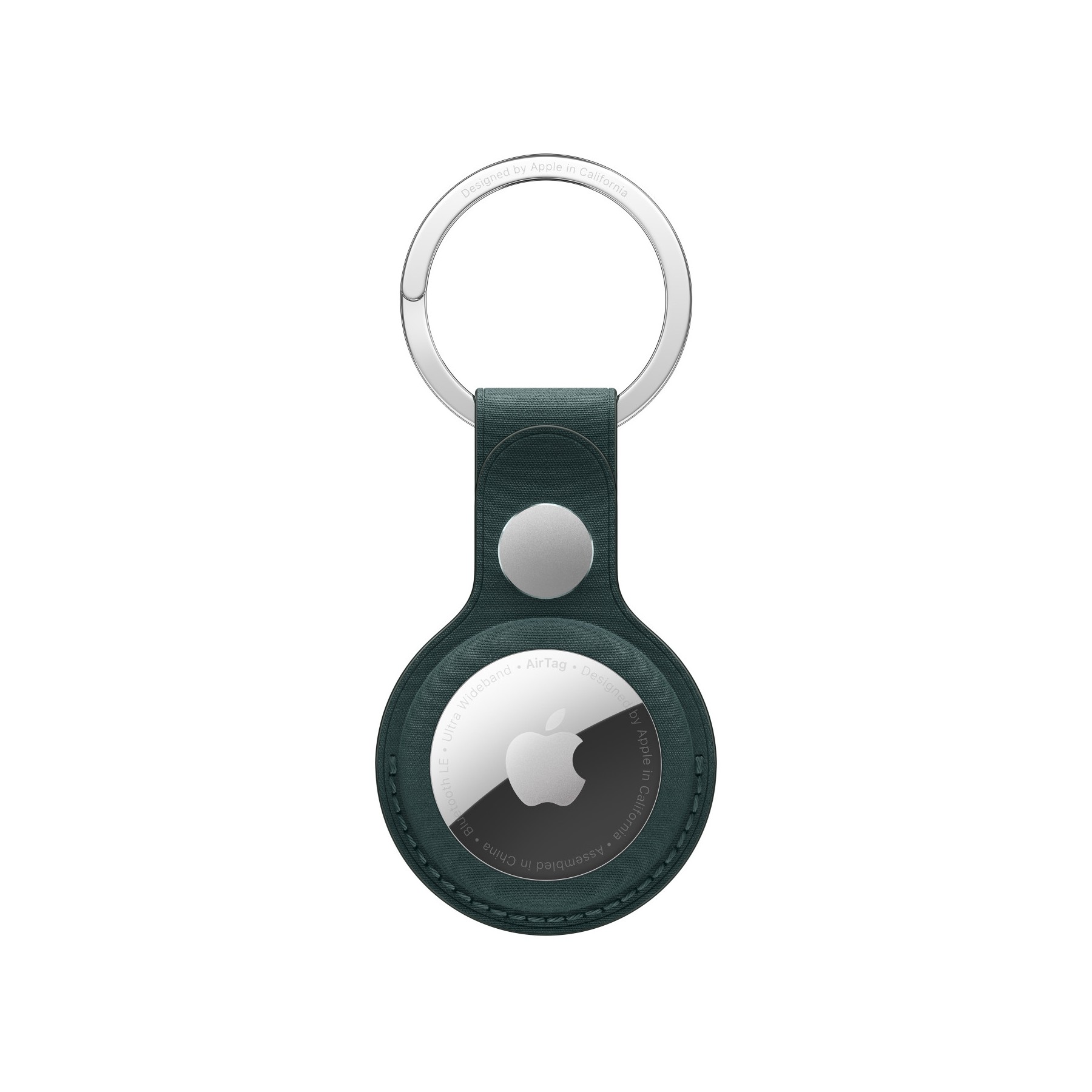 Accessoire tracker Bluetooth APPLE Porte clés en tissage fin AirTag Vert