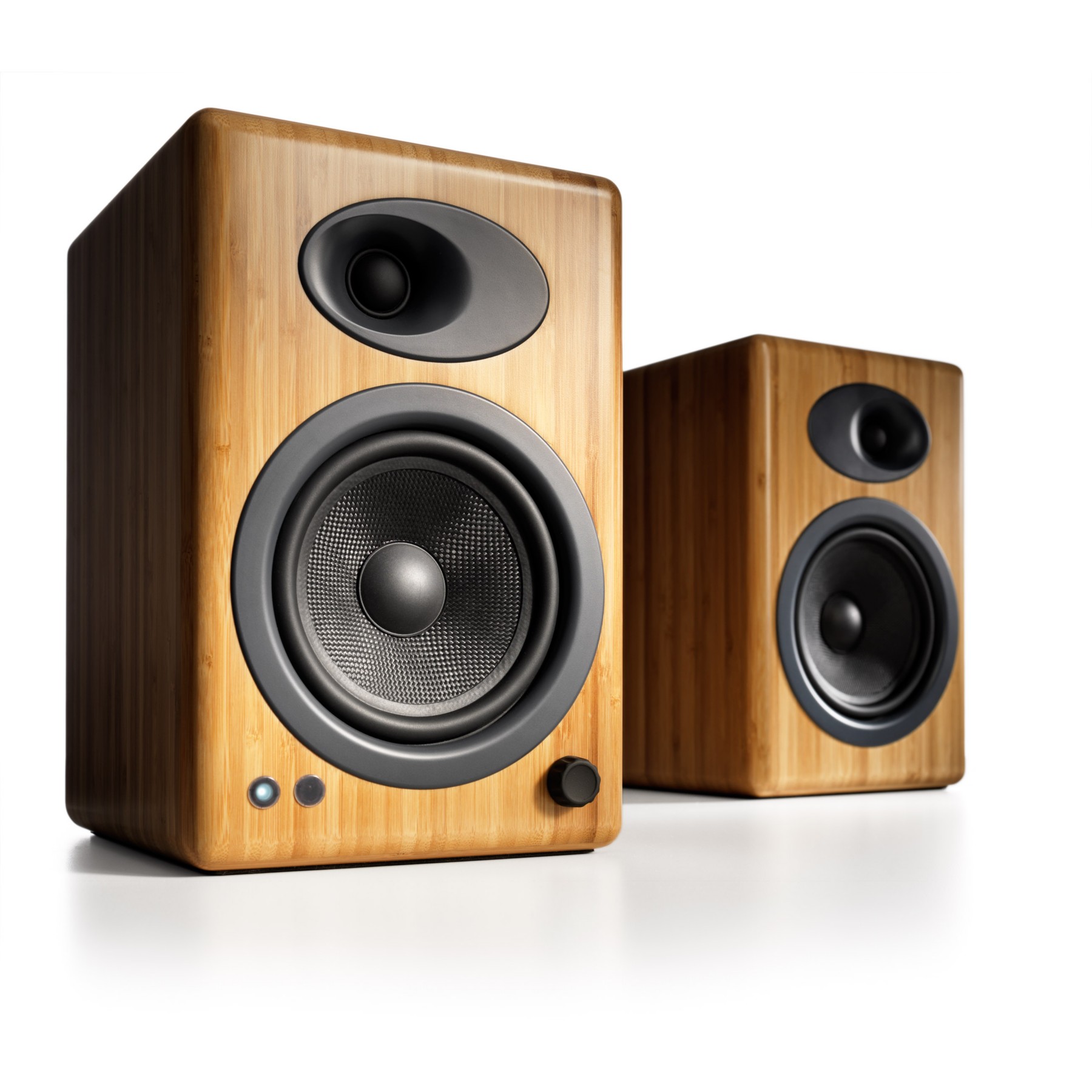 Enceinte bibliothèque AUDIOENGINE A5+ Solid banboo
