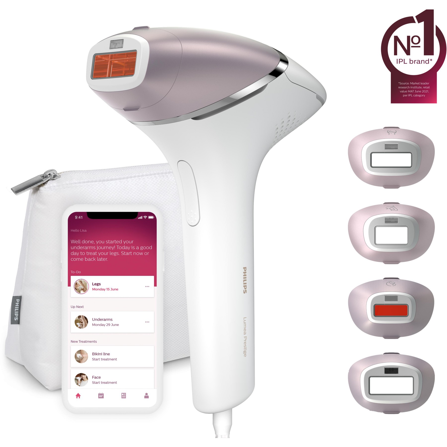 Epilateur lumière pulsée PHILIPS IPL BRI947/00 Lumea Series 9000