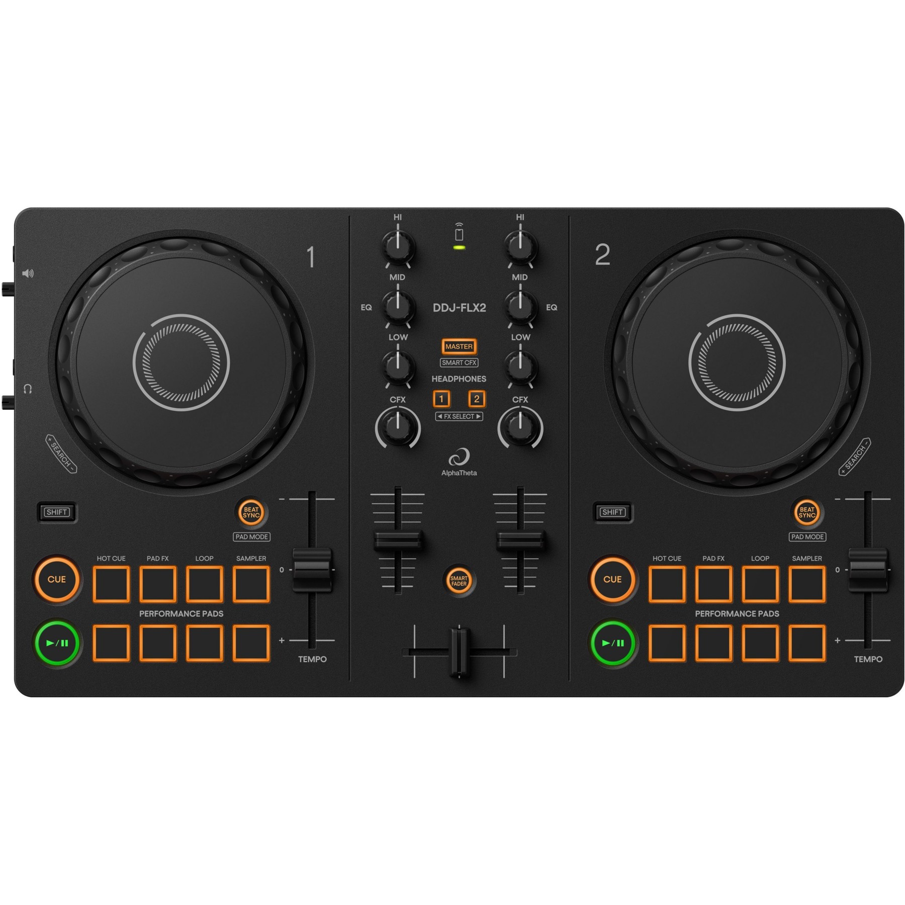Contrôleur USB ALPHATHETA DDJ-FLX2