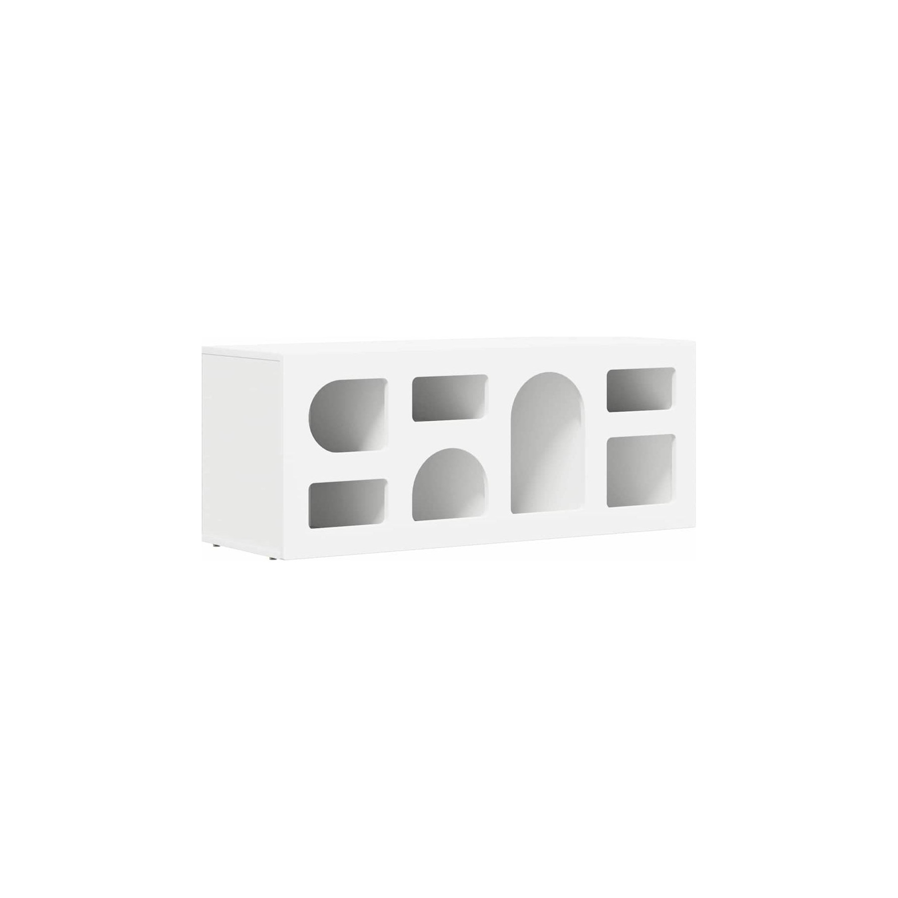 Meuble TV HELLOSHOP26 Meuble TV rectangulaire design moderne s
