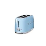 Grille-pain SMEG TSF02PBEU bleu Azur