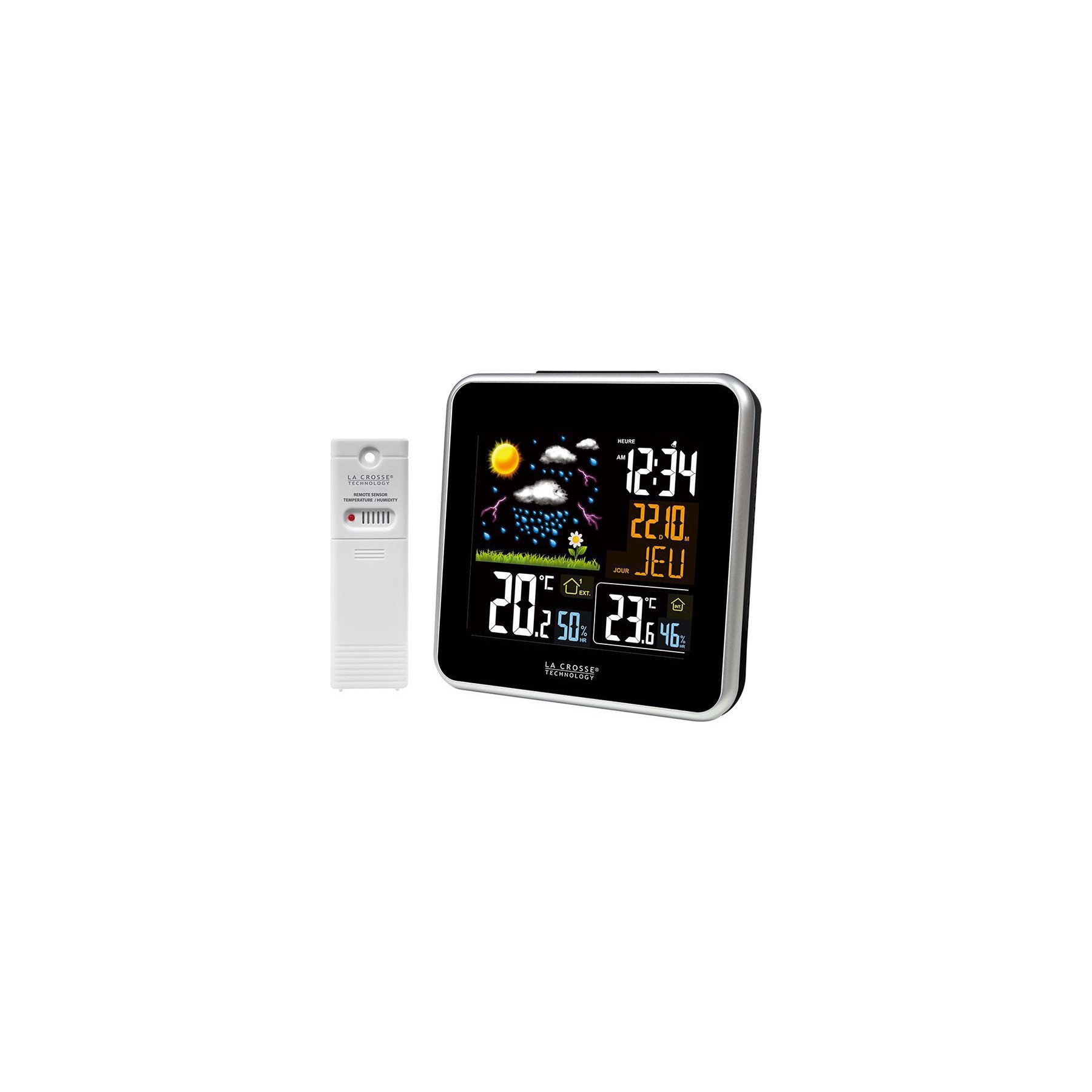 Station météo LA CROSSE TECHNOLOGY WS6821A-BLA