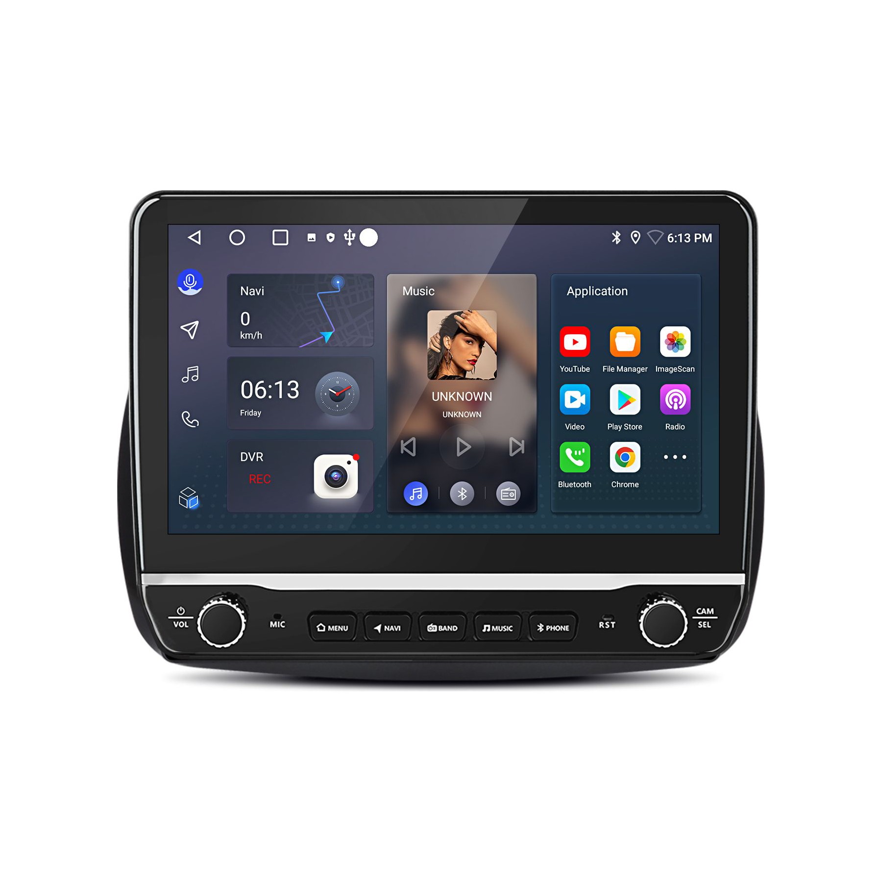 Autoradio connecté JUNSUN pour Smart Fortwo 453 2015-2019 Carplay