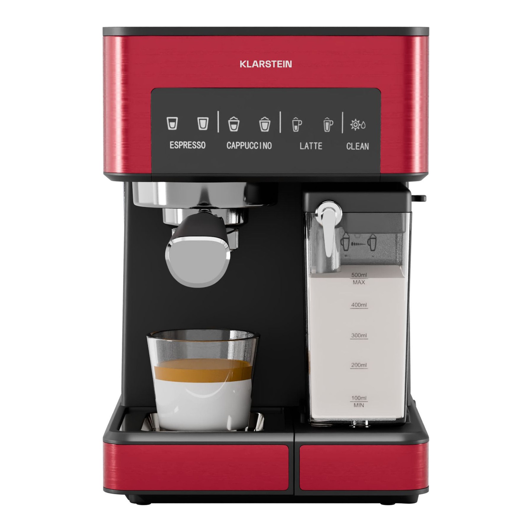 Machine à expresso KLARSTEIN Arabica Comfort 1,8L 20 bars 1350 W Reconditionné