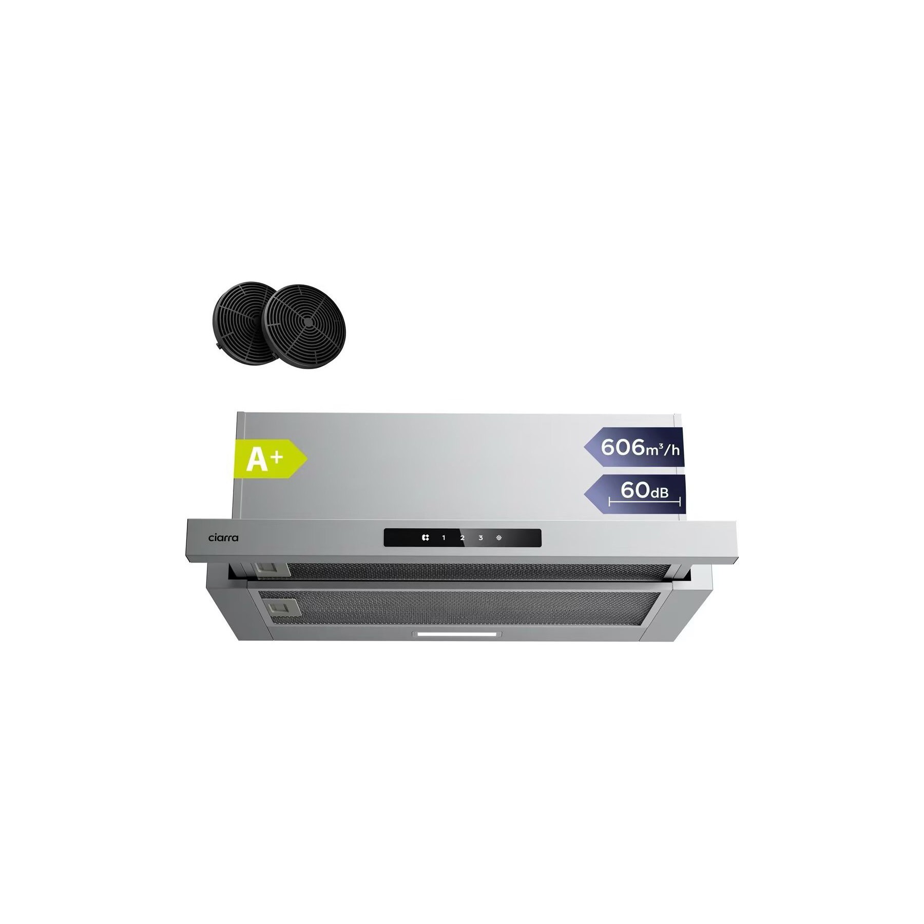 Hotte tiroir CIARRA CD6909AS