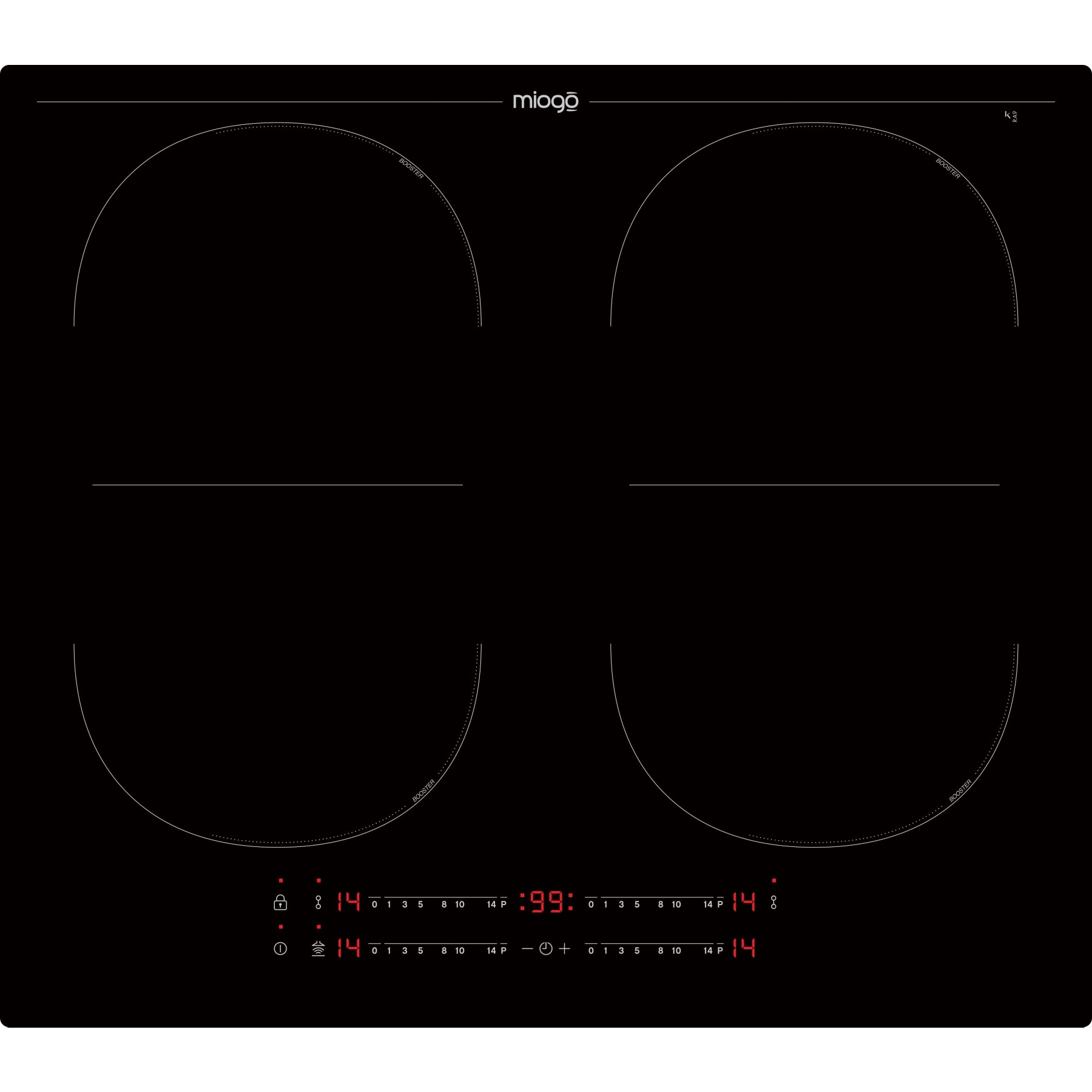Plaque induction MIOGO MHI601SH SmartHood