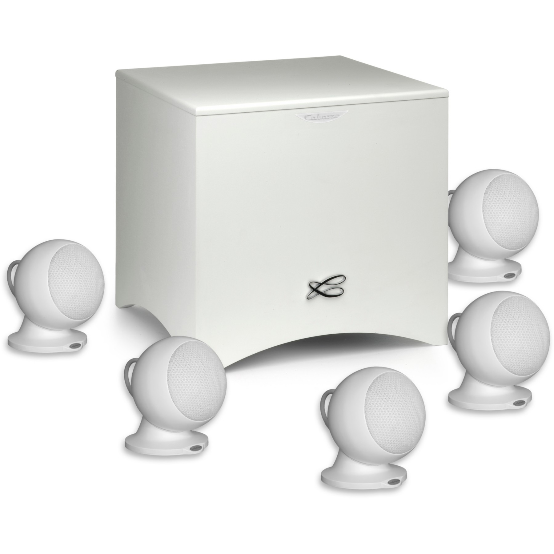 Pack enceinte Home Cinéma CABASSE Alcyone 3 Système blanc mat