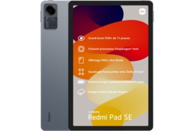 Tablette Android XIAOMI Redmi Pad SE Noir 128Go.