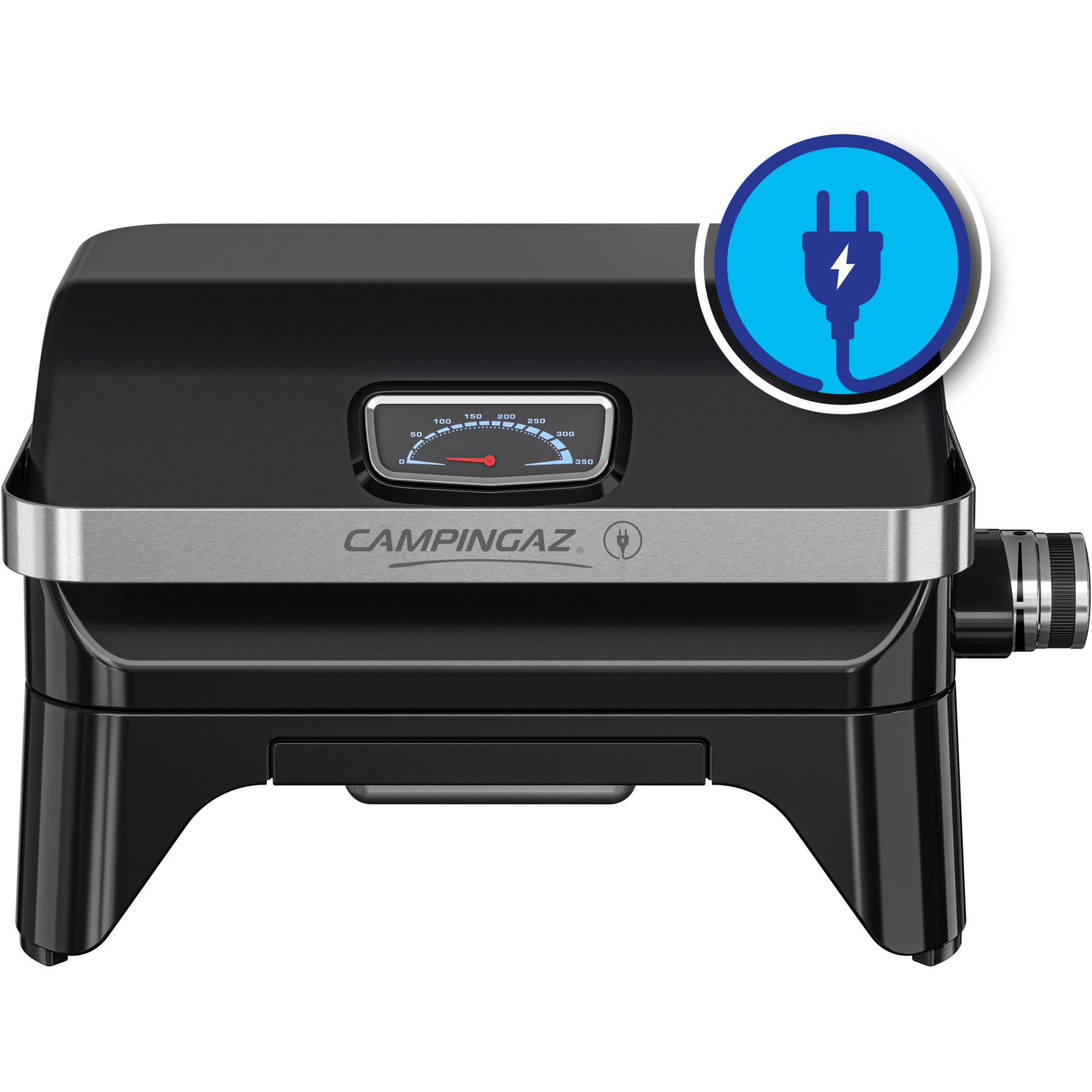 Barbecue électrique CAMPINGAZ attitude 2GO noir à poser, 48x26 cm