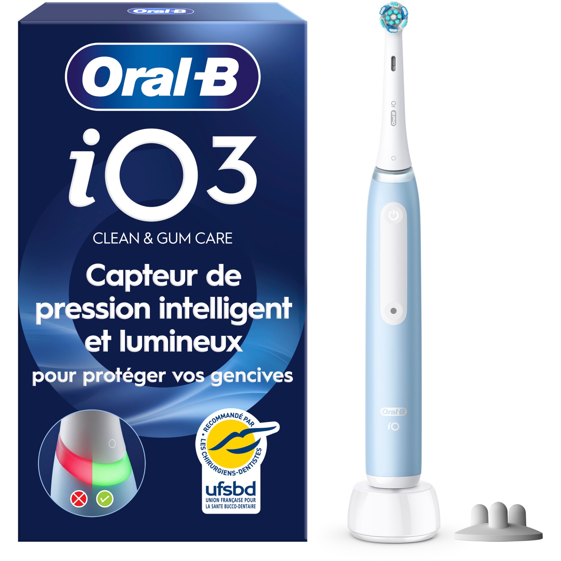 Brosse à dents électrique ORAL-B iO3S Bleue