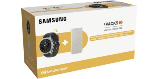 Montre connectée SAMSUNG Pack GalaxyWatch8 Classic BT+Power Bank