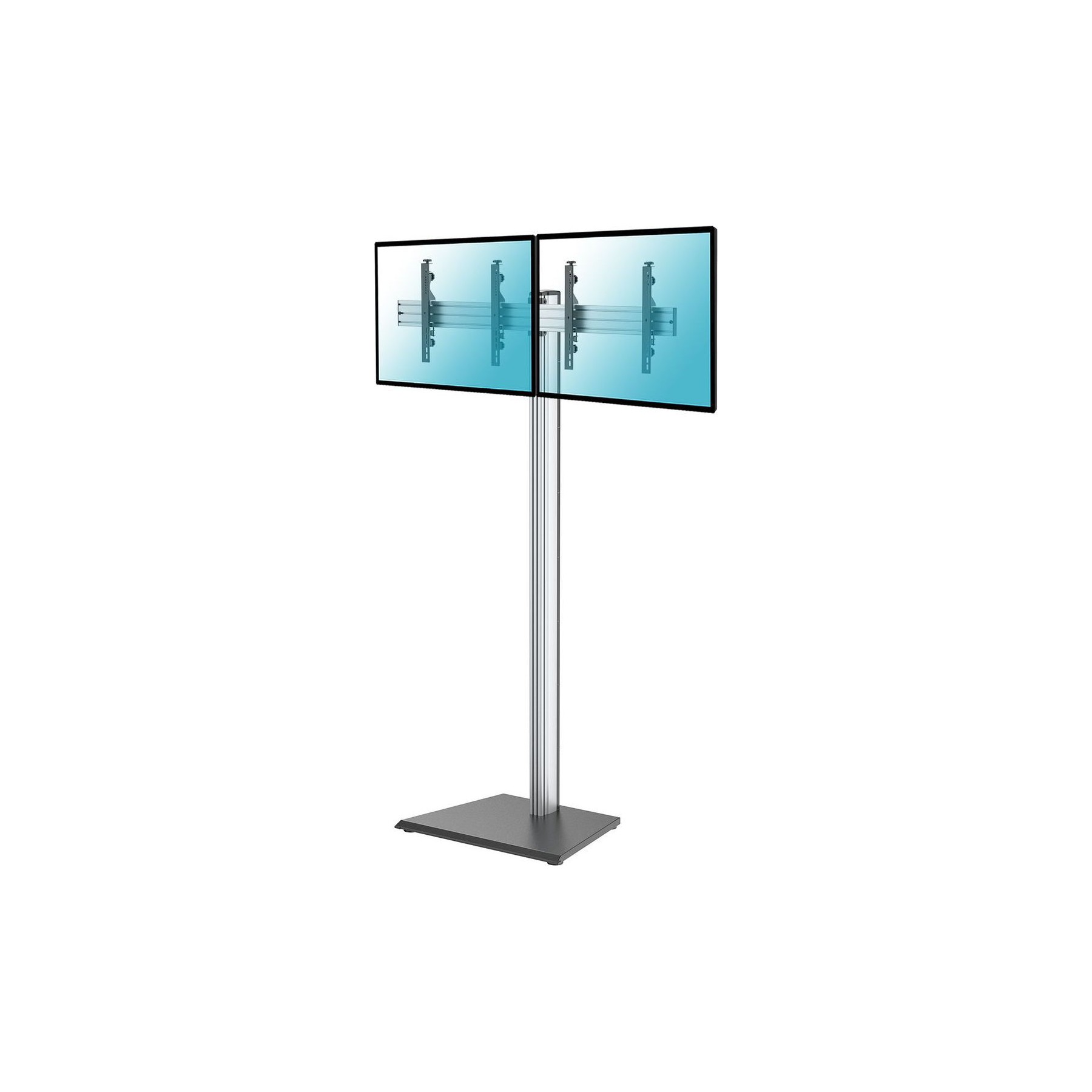Pied TV KIMEX Support sur pied 2 écrans TV 43" - 49"
