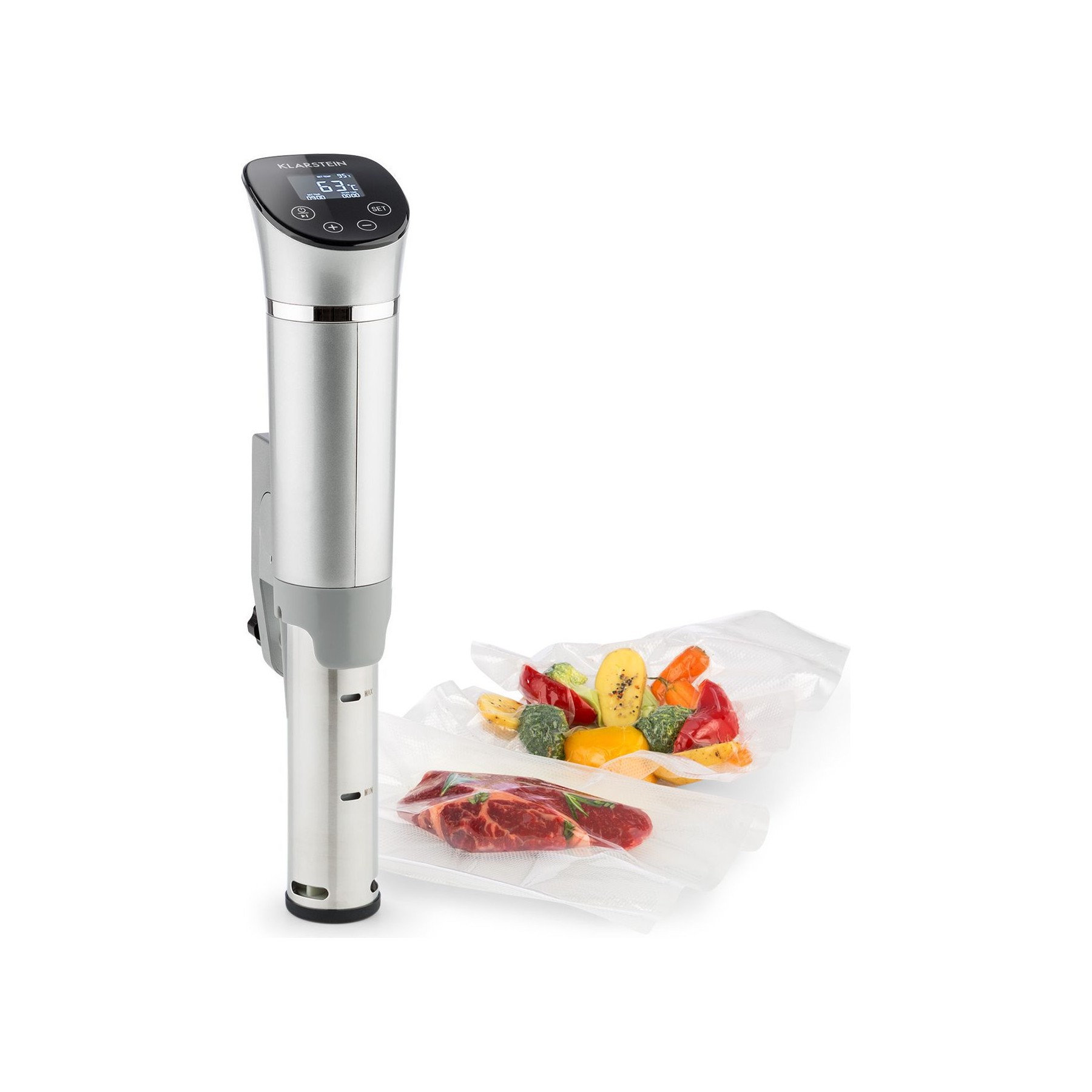 Cuiseur sous vide KLARSTEIN Quickstick Flex 1300W Argent