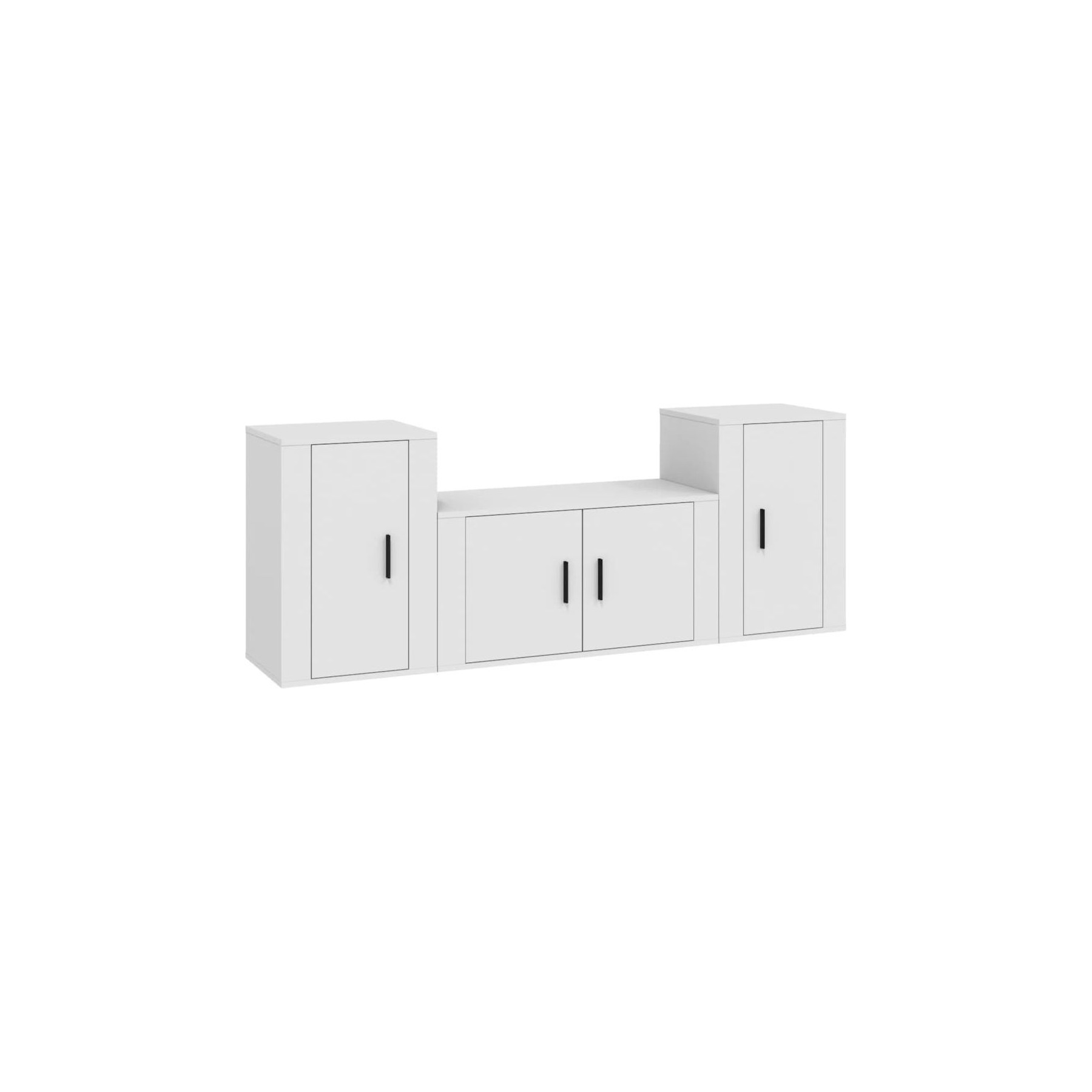 Meuble TV HELLOSHOP26 Ensemble de meubles armoire buffet TV té