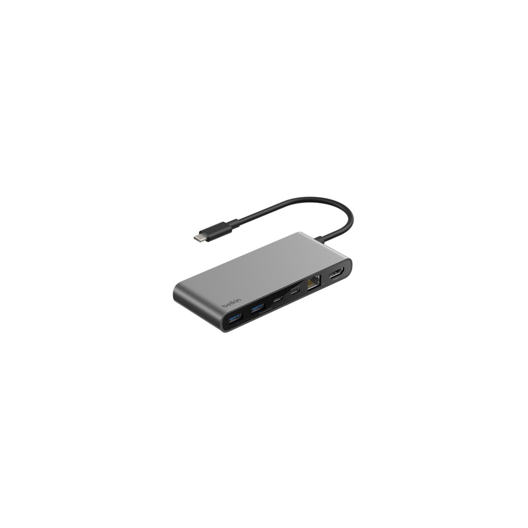 Hub BELKIN 8 en 1 multiport Gris