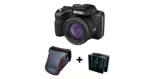Appareil photo Bridge KODAK AZ425 Black + 1 Batterie + Etui