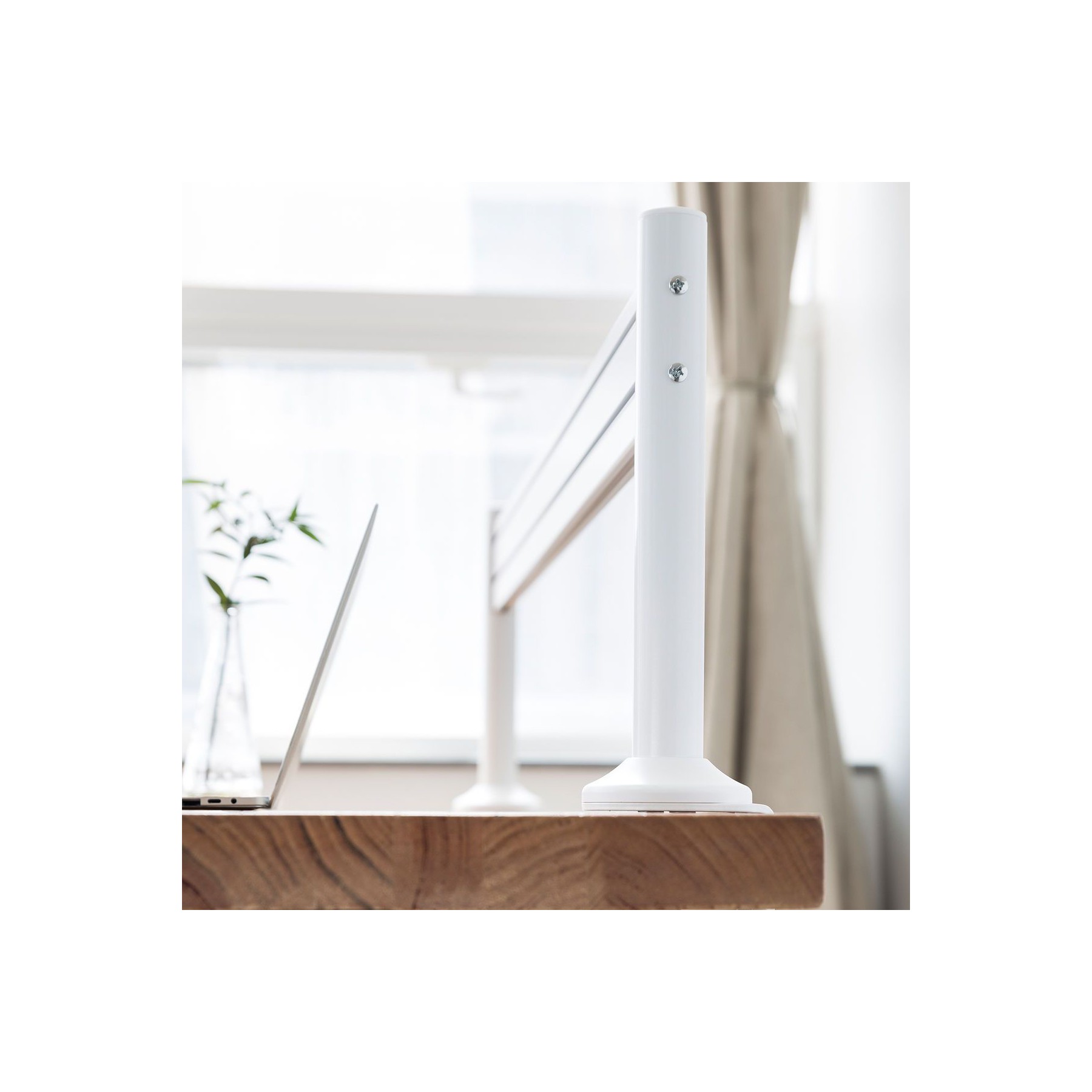 Rail de fixation KIMEX Rail de Fixation pour Bureau + 2 Pieds