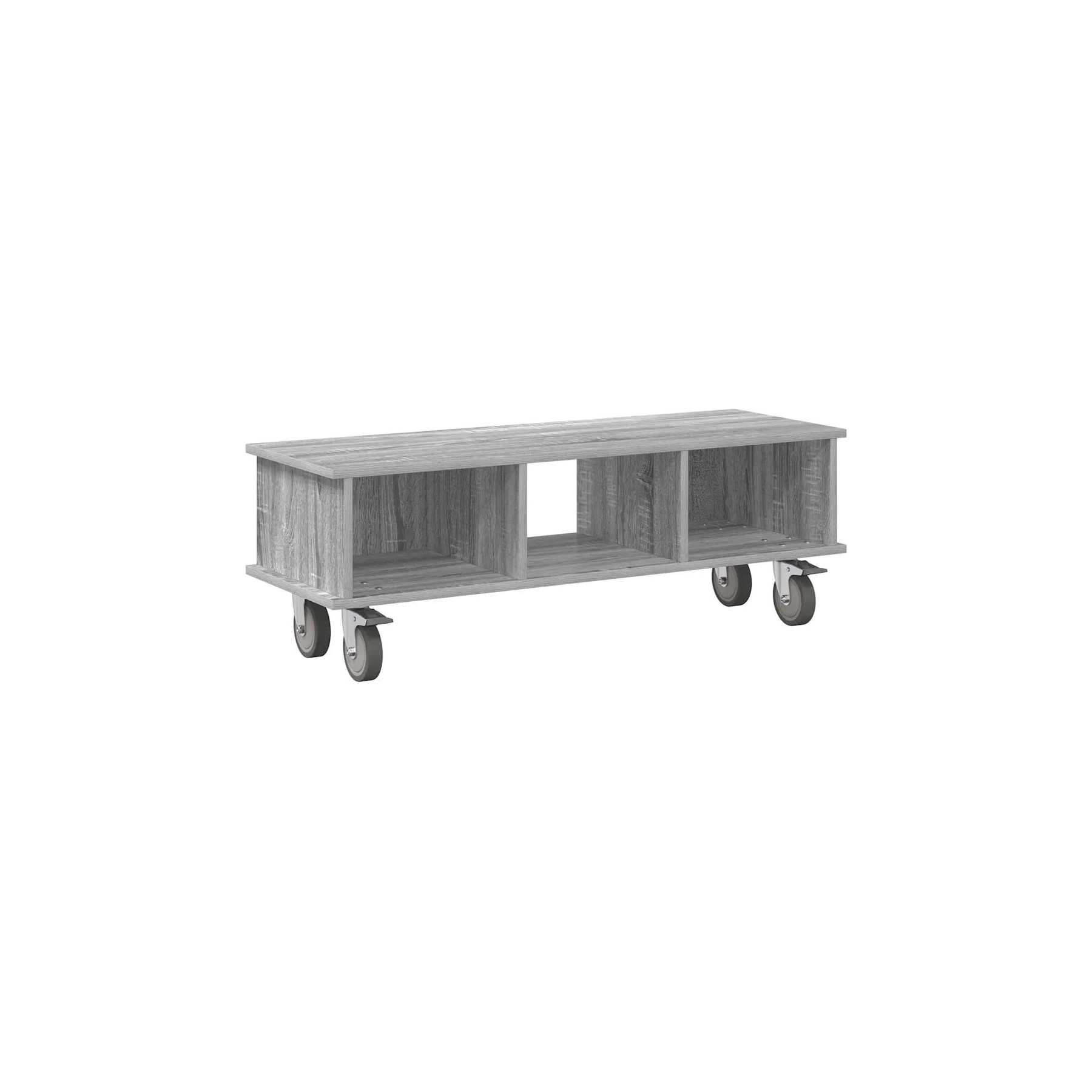 Meuble TV HELLOSHOP26 Meuble TV rectangulaire moderne fonction