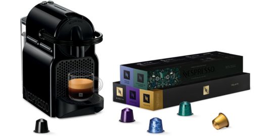 Nespresso DELONGHI NESPRESSO Inissia EN80.B + 50 capsules
