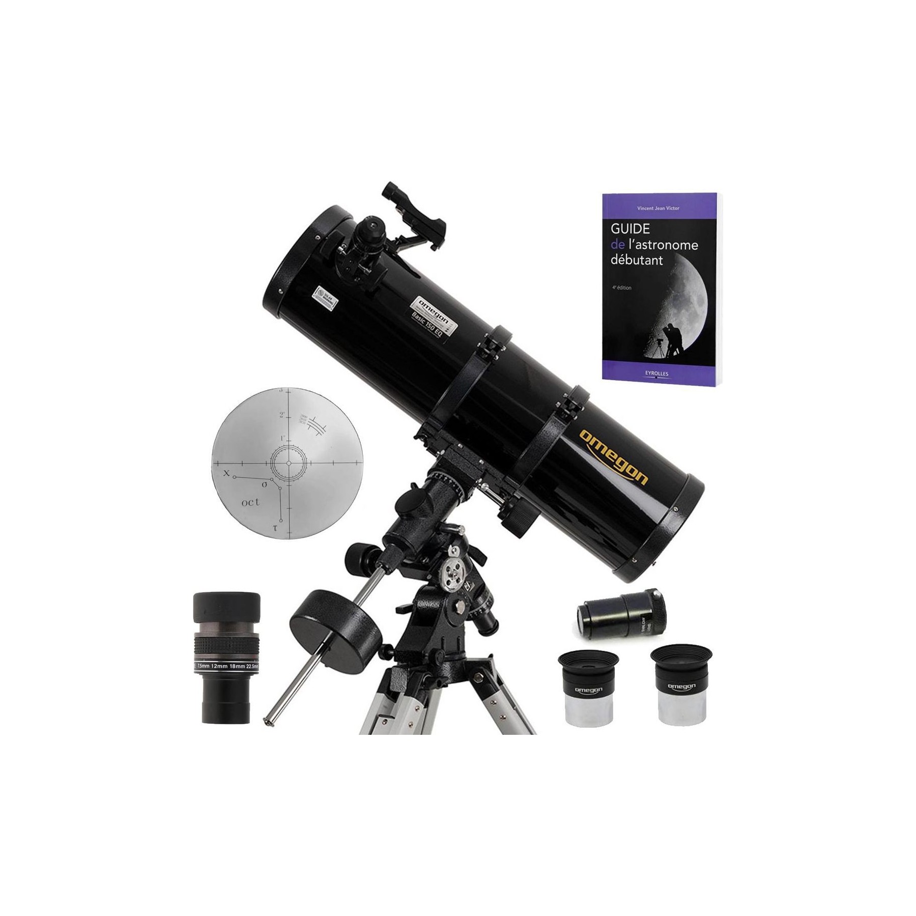 Télescope OMEGON Pack Complet Télescope Omegon 150/750 EQ