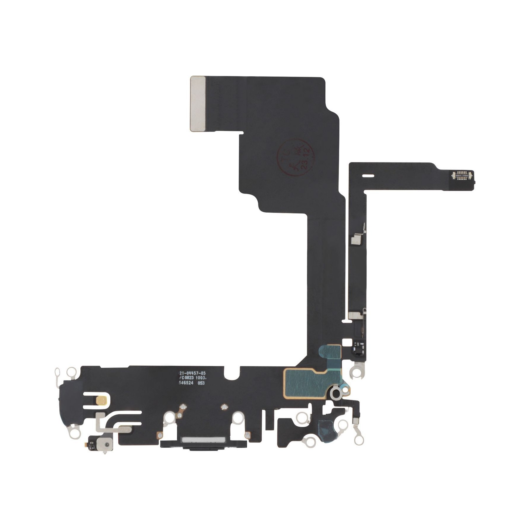Pièce détachée AVIZAR Connecteur de Charge iPhone 15 Pro Noir