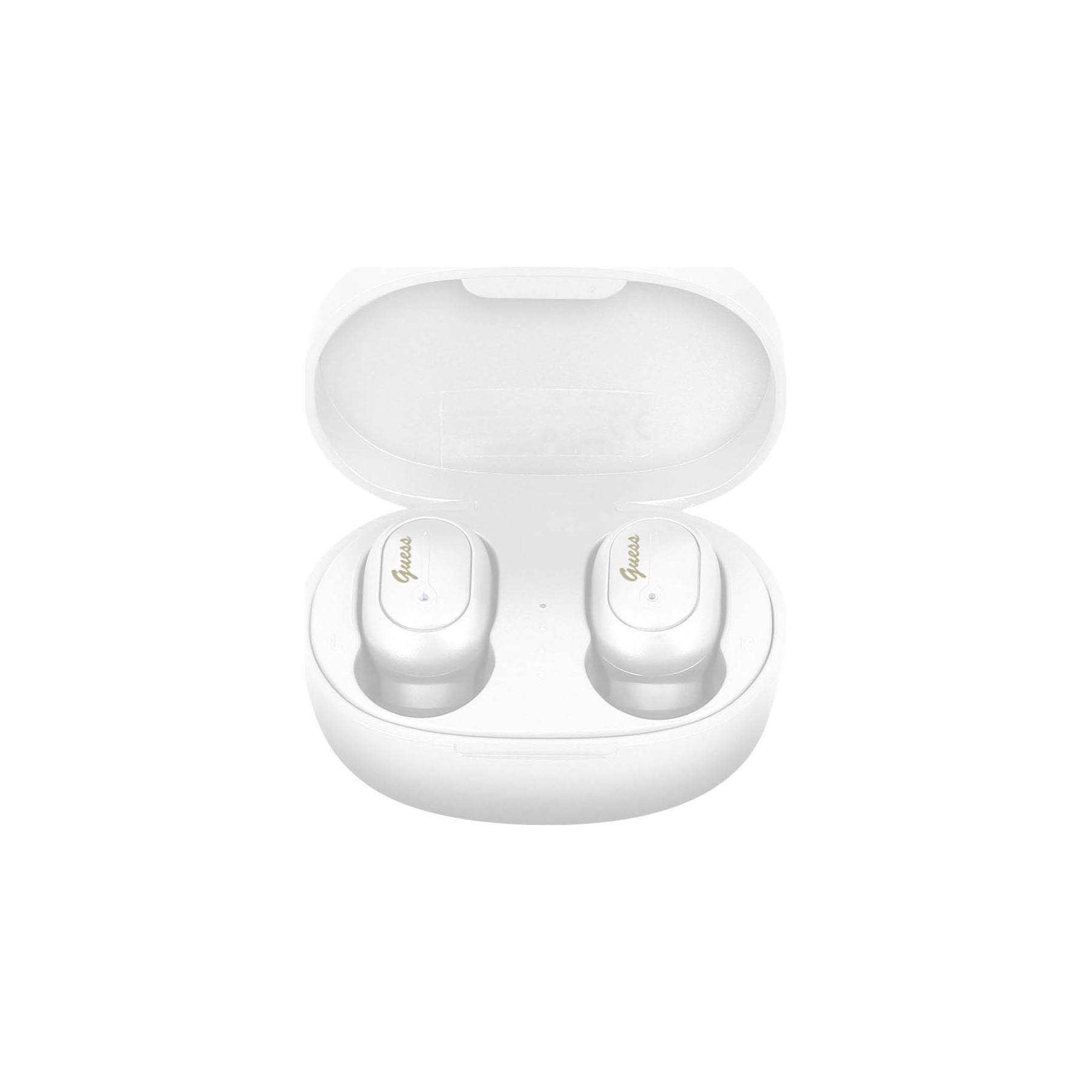 Ecouteurs GUESS Bluetooth Réduction Bruit 12H IPX4 Blanc