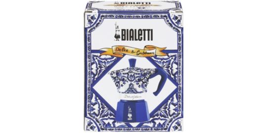 Cafetière italienne BIALETTI Moka Express 6T Collection D&G Blue