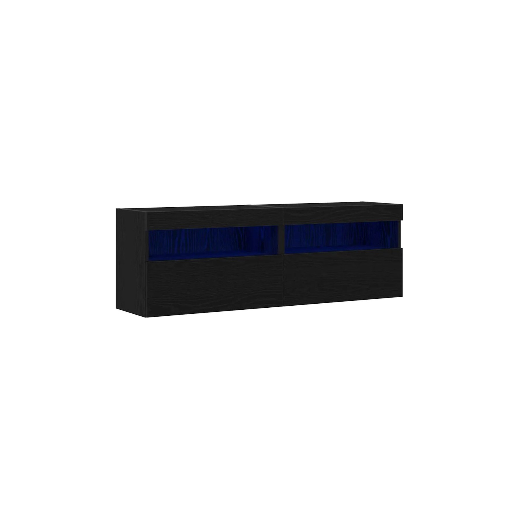 Meuble TV HELLOSHOP26 Meuble TV mural design moderne rangement