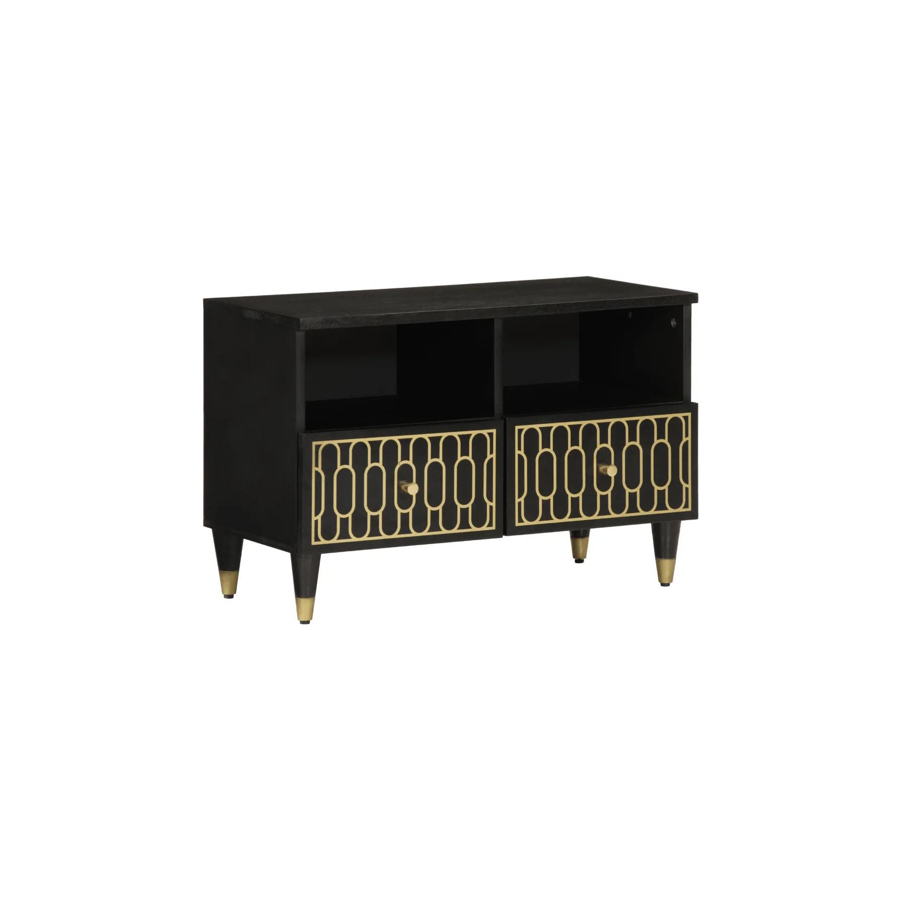 Meuble TV HELLOSHOP26 Meuble TV contemporain 70 x 33 x 46 cm a