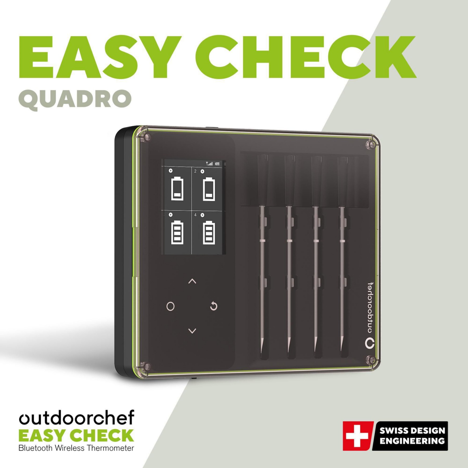Thermomètre de cuisson OUTDOORCHEF Thermomètre Easy Check Quadro