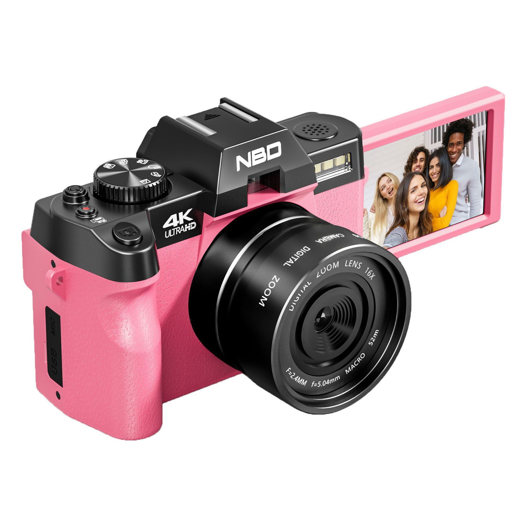 Appareil photo Hybride NBD S100-WT-Pink