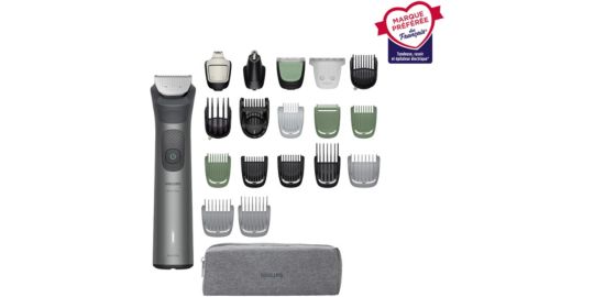 Tondeuse multi usages PHILIPS MG7941/15 Series 7000, 22 hauteurs de coupe, précision 0,2 mm, autonomie 120 mn