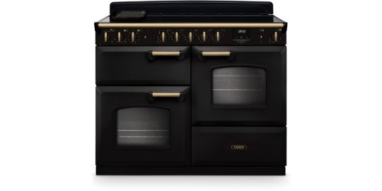 Piano de cuisson induction FALCON NGC TAB IND 110 CM CHARBON LAITON ANTIQU