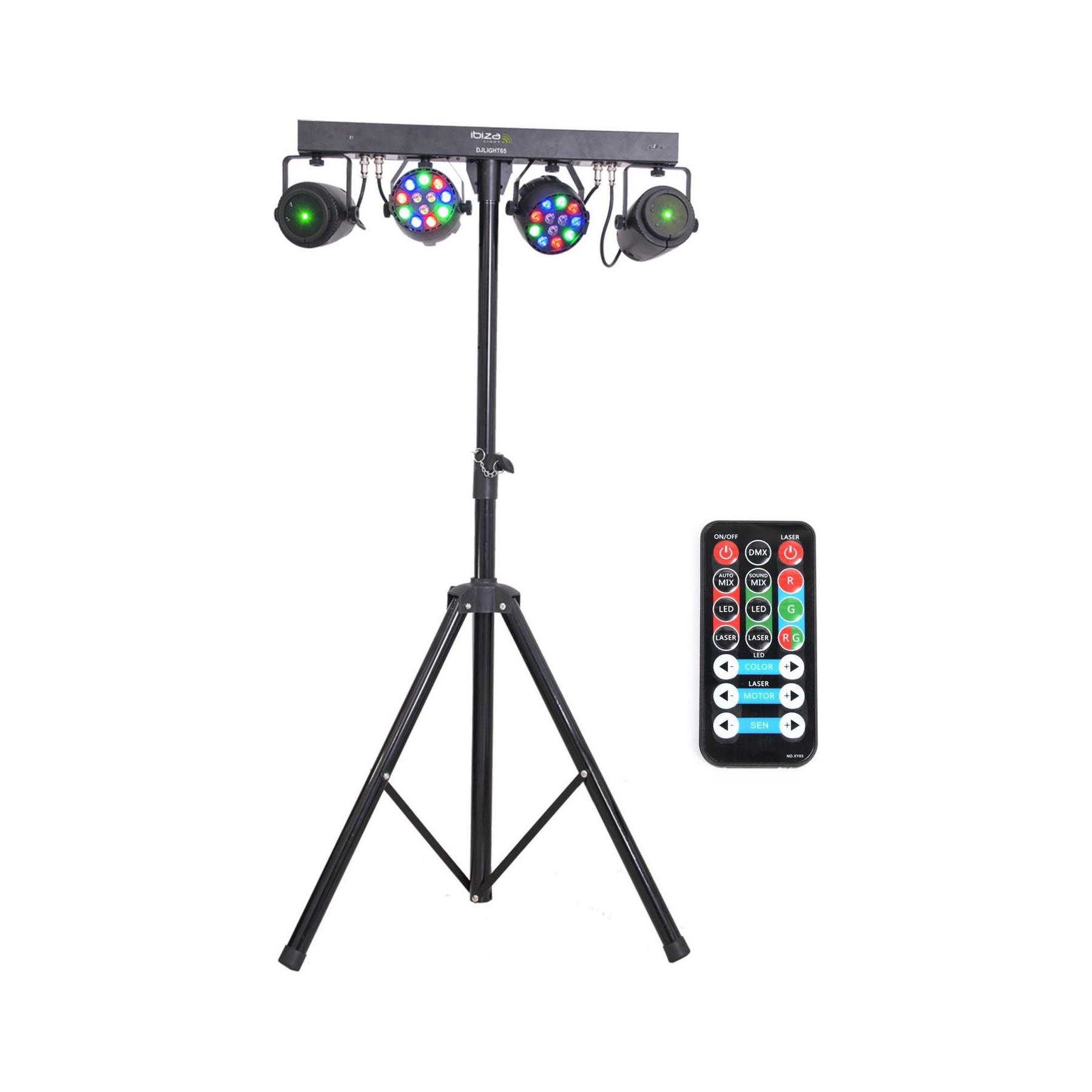 Jeu de lumières IBIZA 4 Jeux De Lumière + Portique DJLIGHT65