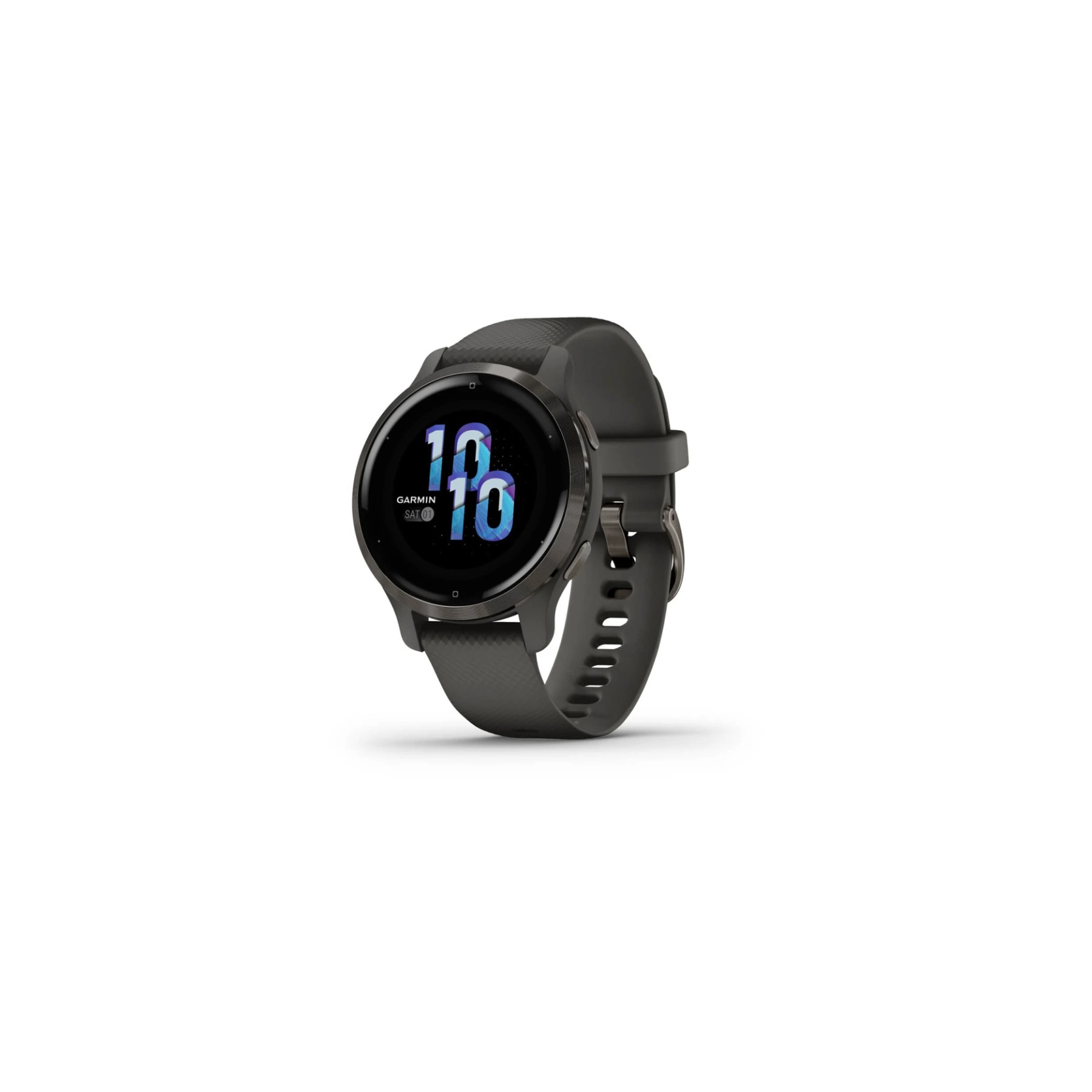Montre sport GARMIN Venu 2S Grey avec bracelet gris fonce