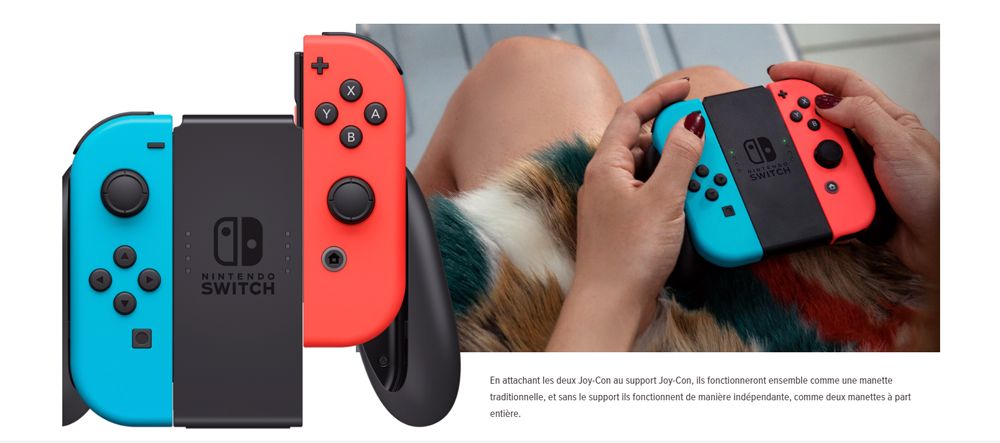 Console NINTENDO Switch Neon Bleue / Rouge