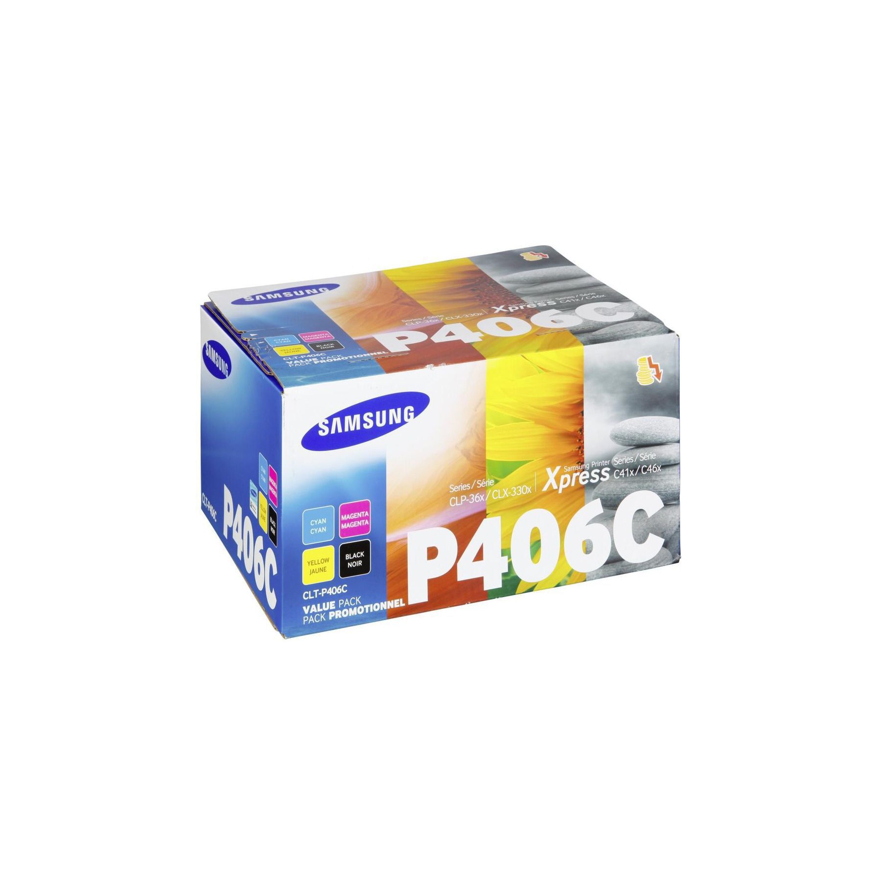 Cartouche d'encre SAMSUNG CLT406P N/C/M/J