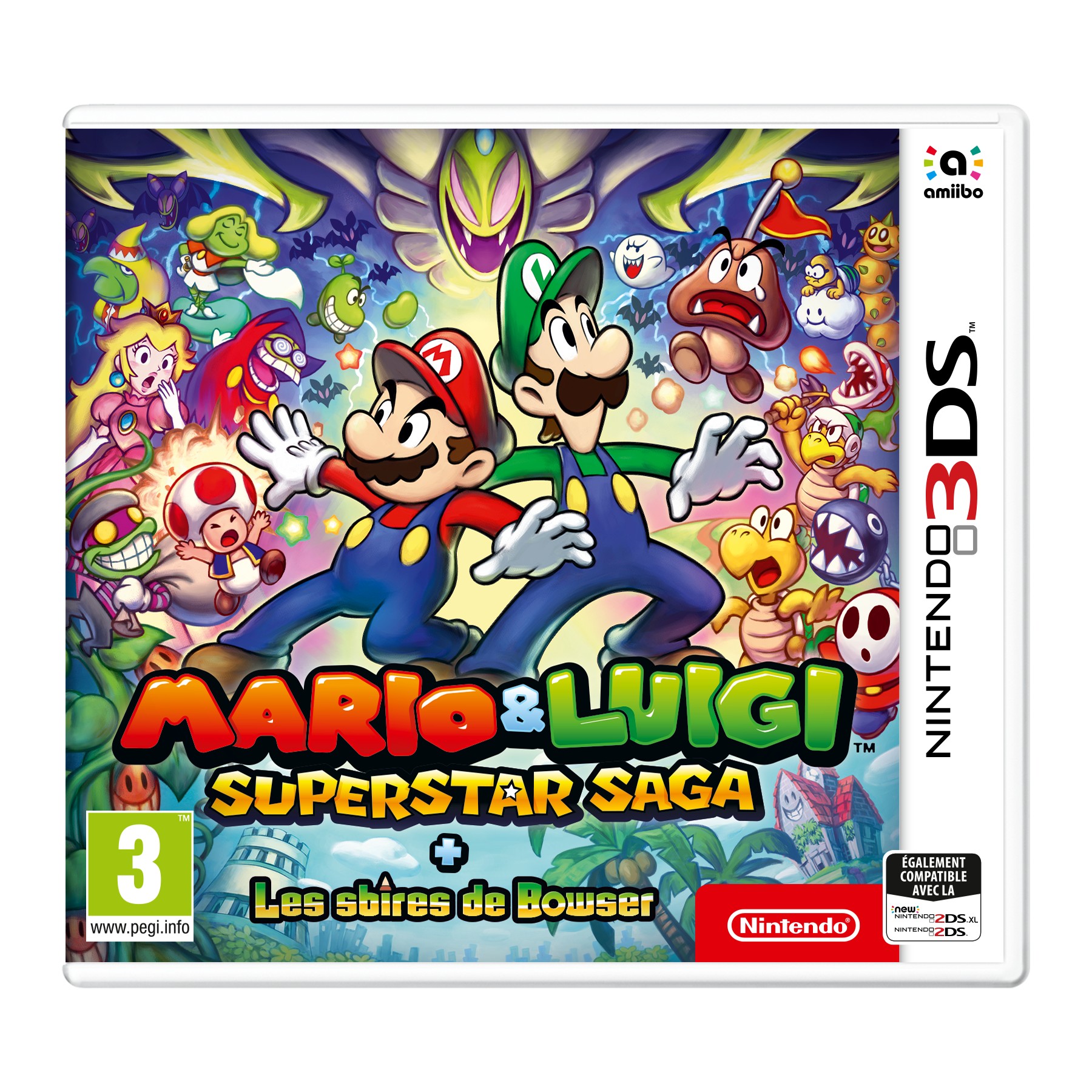 Jeu 3DS NINTENDO Mario & Luigi Superstar Saga + Sbires