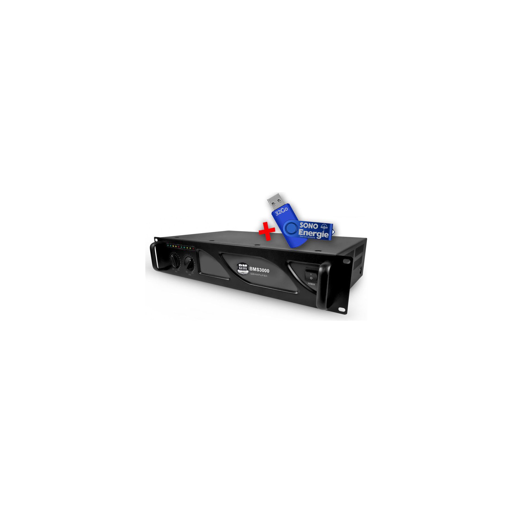 Pack sono BM SONIC 2 x 1500W - BMS-3000+ Clé USB 32Go