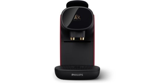 Cafetière à dosette PHILIPS LM9012/55 sublime rouge +50 capsules