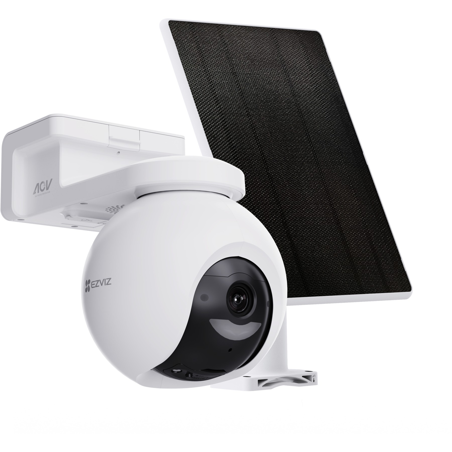 Caméra de surveillance EZVIZ HB8 PRO 4K + PANNEAU SOLAIRE 5W