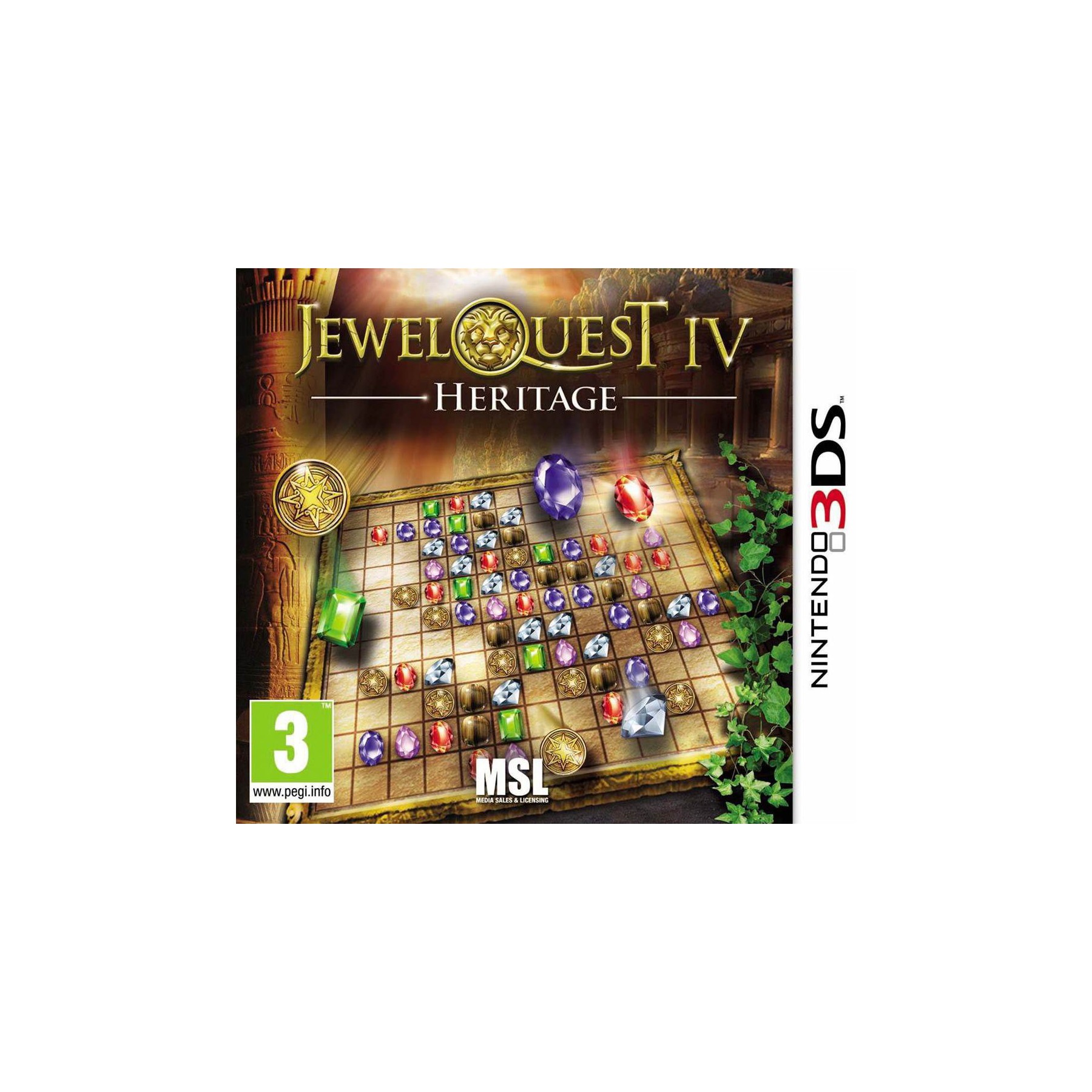 Jeu 3DS JUST FOR GAMES Jewel Quest 4 Heritage  3DS