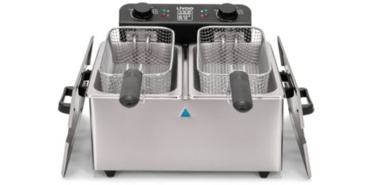 Friteuse LIVOO Huile double 2x3 L DOC217
