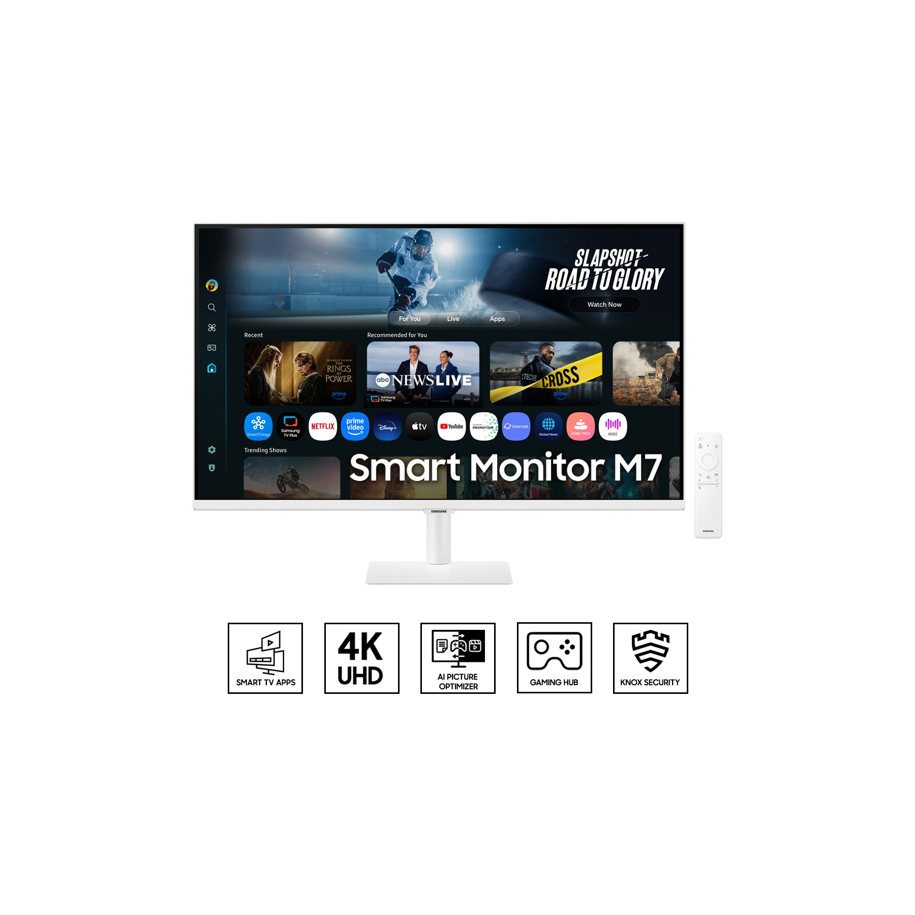 Ecran PC 4K SAMSUNG Smart Monitor M70F 32'' VA