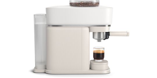 Machine à expresso PHILIPS Baristina BAR300/00 cafetière à grain Blanche