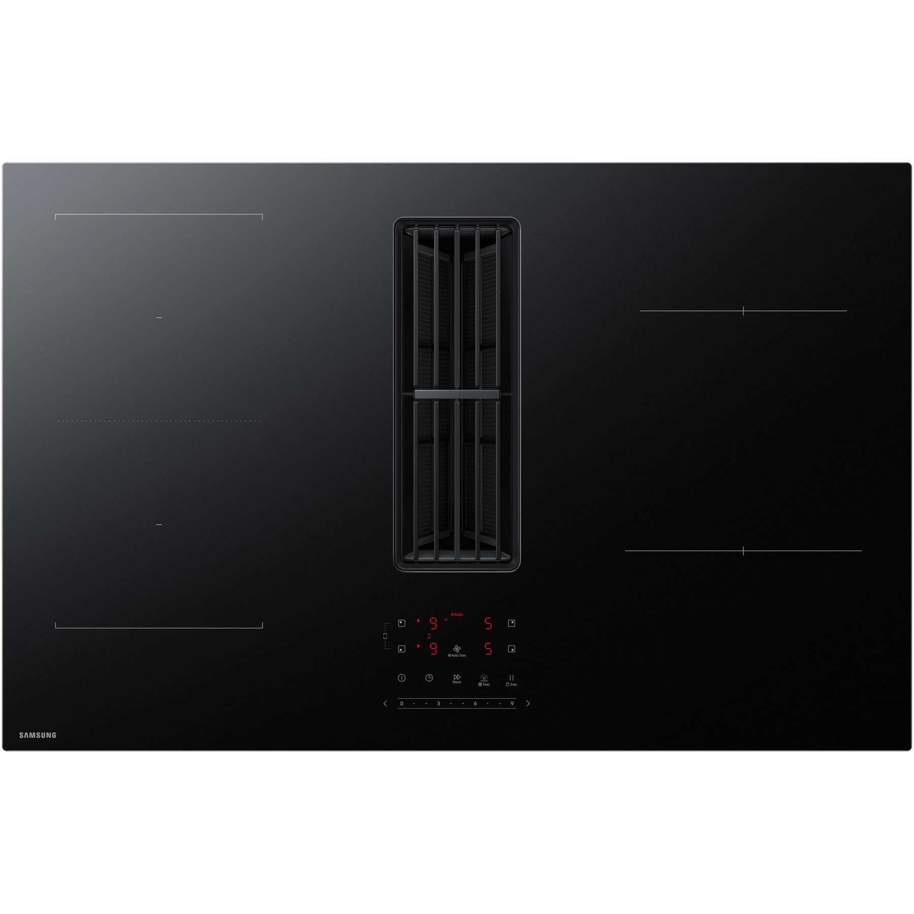 Plaque induction SAMSUNG CC90H84PADUR Anti-rayures MattTouch-1 flex zone