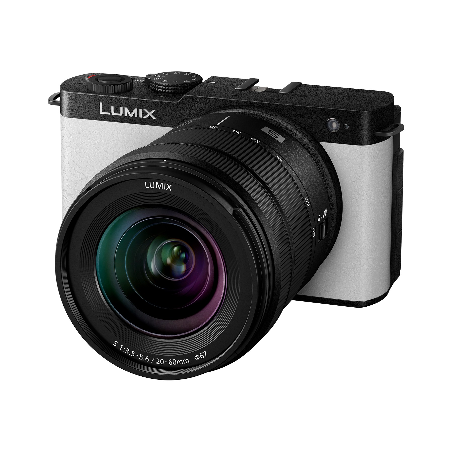 Appareil photo Hybride PANASONIC Kit Lumix S full Frame S9 Blanc + 20-60m