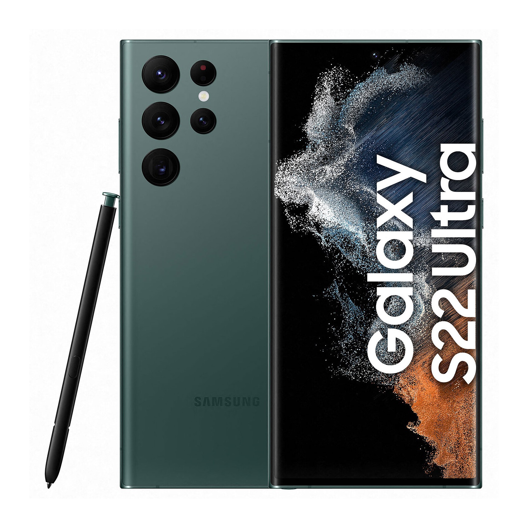 Smartphone SAMSUNG Galaxy S22 Ultra Vert 128Go Excellent État avec Batterie Neuve - Reconditionné